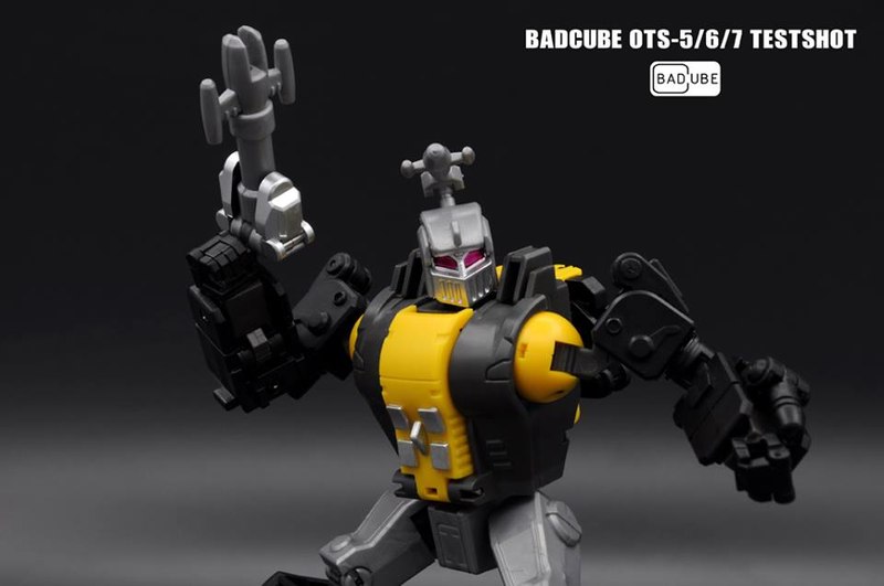 BadCube OTS-05 Claymore, OTS-06 Hypno, OTS-07 Kickbutt Testshot Images